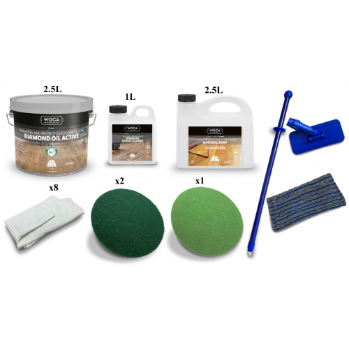 Kit Saving: DC016 (a) Element 7 MA white floor, work with buffing machine 0 to 20m2  (DC)
